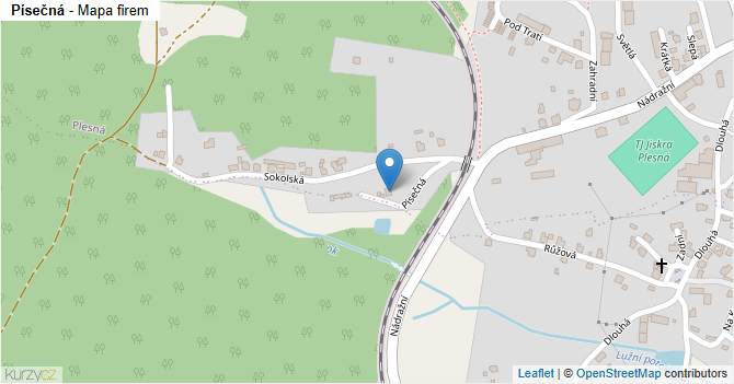 Písečná - mapa firem