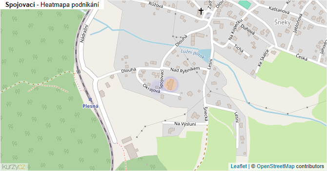 Spojovací - mapa podnikání