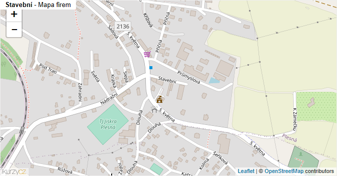 Stavební - mapa firem