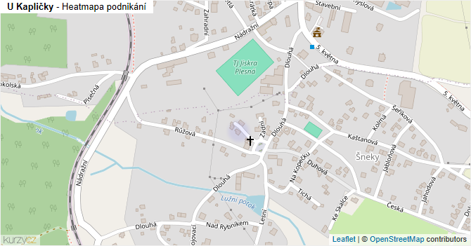 U Kapličky - mapa podnikání