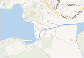 Běliska v obci Plumlov - mapa ulice