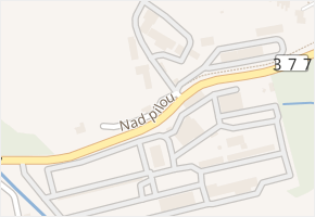 Nad pilou v obci Plumlov - mapa ulice
