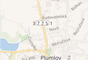 Ohrozimská v obci Plumlov - mapa ulice