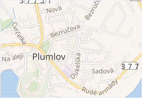 Ztracená v obci Plumlov - mapa ulice