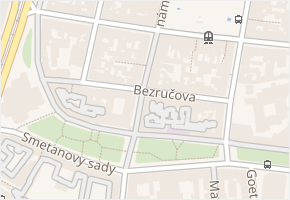 Bedřicha Smetany v obci Plzeň - mapa ulice