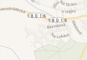 Bezinková v obci Plzeň - mapa ulice