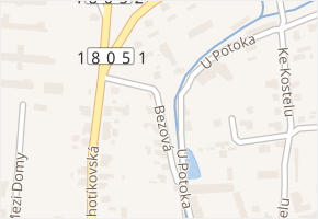 Bezová v obci Plzeň - mapa ulice