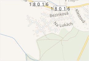 Borůvková v obci Plzeň - mapa ulice