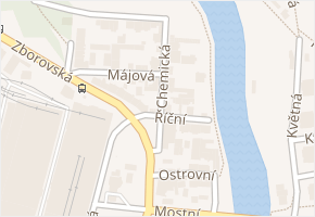 Chemická v obci Plzeň - mapa ulice