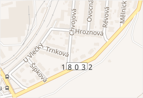 Chvojová v obci Plzeň - mapa ulice