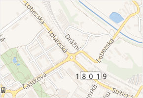 Drážní v obci Plzeň - mapa ulice