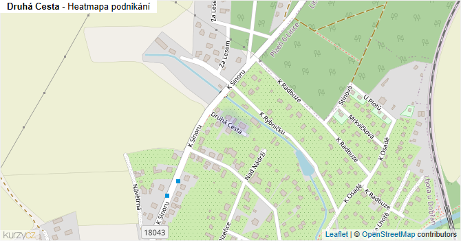Druhá Cesta - mapa podnikání