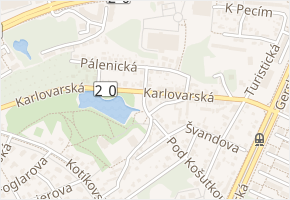 Heydukova v obci Plzeň - mapa ulice