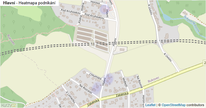Hlavní - mapa podnikání