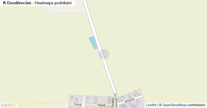 K Doudlevcům - mapa podnikání
