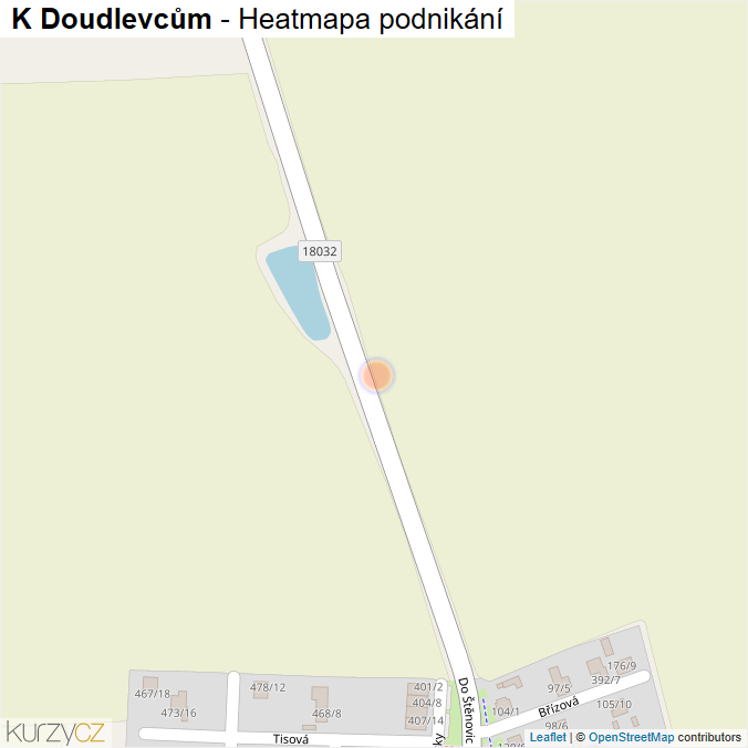 Mapa K Doudlevcům - Firmy v ulici.