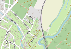 K Osadě v obci Plzeň - mapa ulice