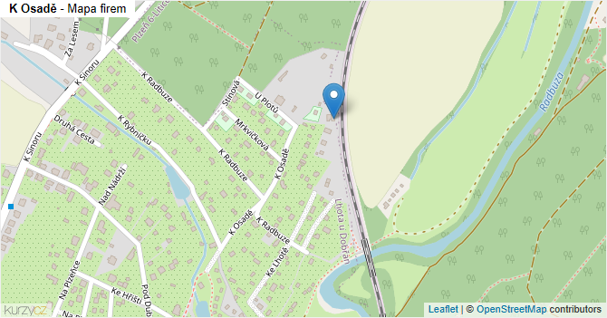 K Osadě - mapa firem