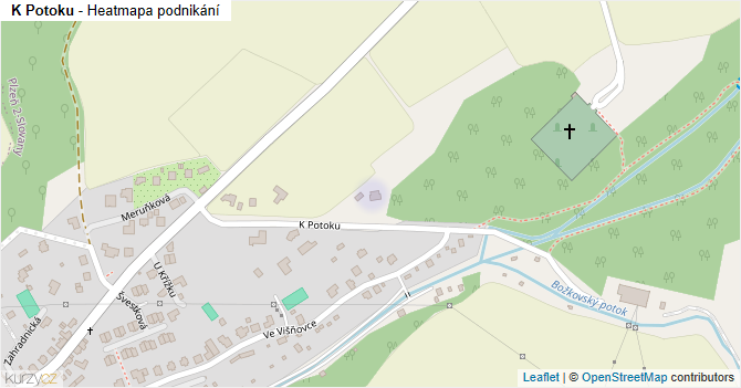 K Potoku - mapa podnikání