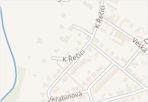 K Řečici v obci Plzeň - mapa ulice