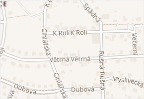 K Roli v obci Plzeň - mapa ulice