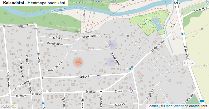 Kalendářní - mapa podnikání