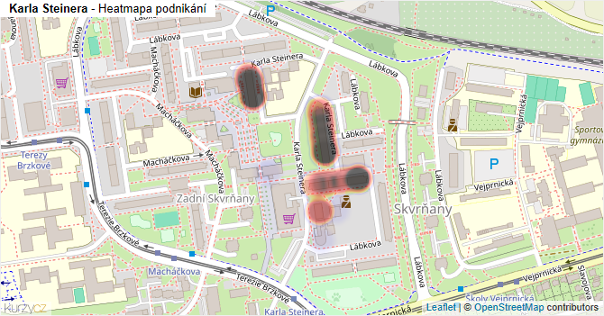 Karla Steinera - mapa podnikání