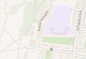 Karla Vokáče v obci Plzeň - mapa ulice