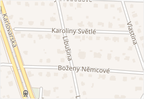 Karoliny Světlé v obci Plzeň - mapa ulice