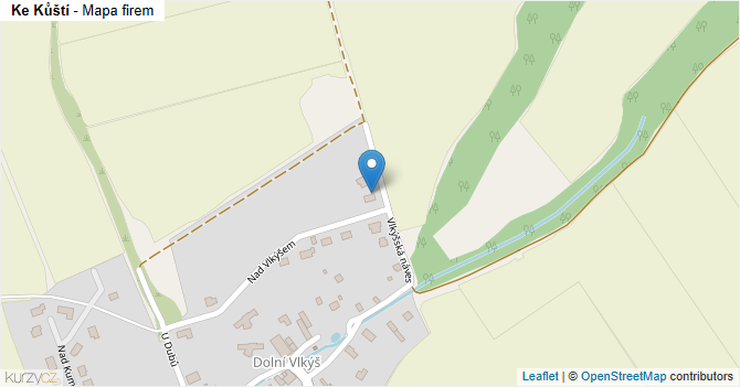 Ke Kůští - mapa firem