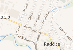 Ke Kyjovu v obci Plzeň - mapa ulice