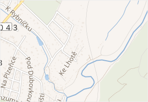Ke Lhotě v obci Plzeň - mapa ulice