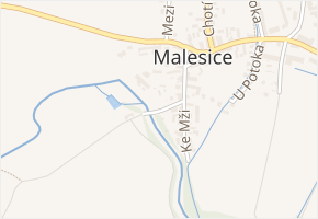 Ke Mži v obci Plzeň - mapa ulice