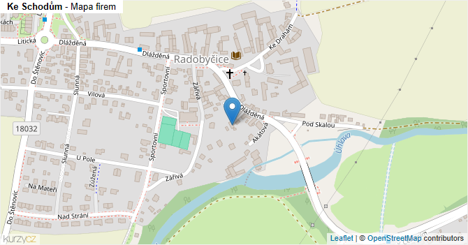 Ke Schodům - mapa firem
