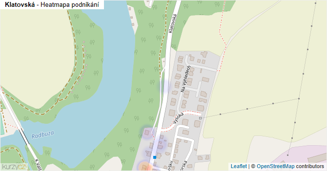 Klatovská - mapa podnikání