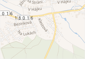 Klestová v obci Plzeň - mapa ulice