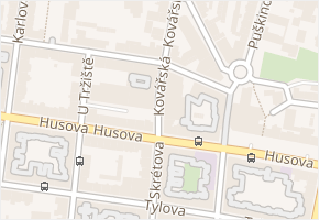 Kovářská v obci Plzeň - mapa ulice