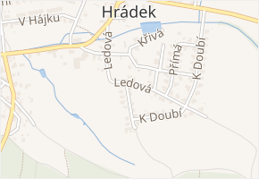 Křivá v obci Plzeň - mapa ulice