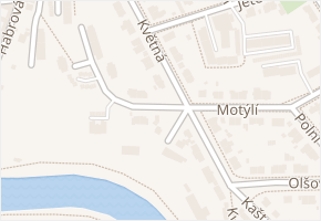 Květná v obci Plzeň - mapa ulice