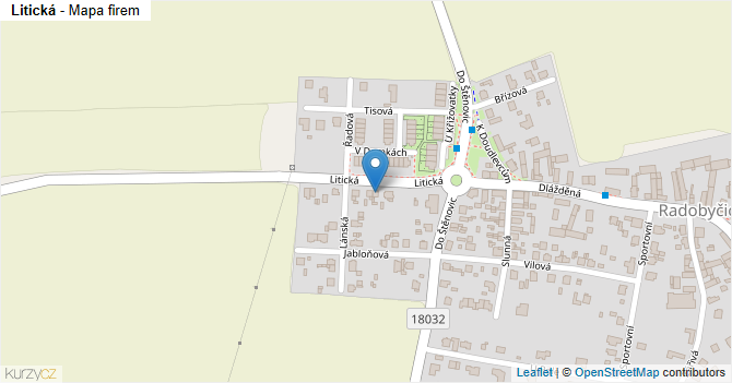 Litická - mapa firem