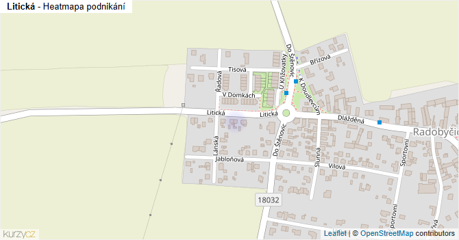Litická - mapa podnikání