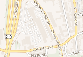Lochotínská v obci Plzeň - mapa ulice