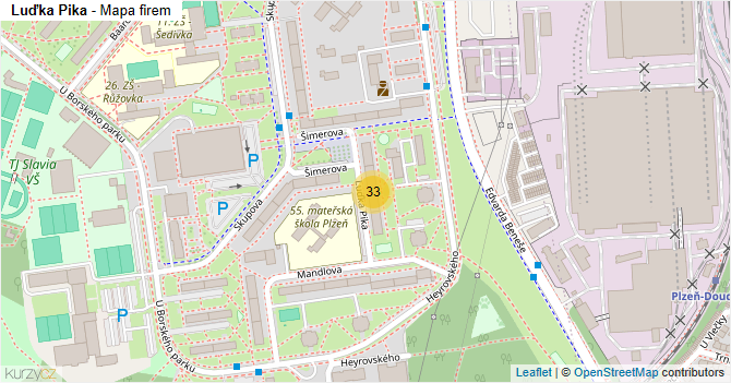 Luďka Pika - mapa firem