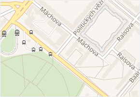 Máchova v obci Plzeň - mapa ulice