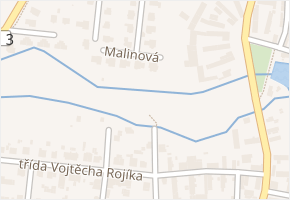Malinová v obci Plzeň - mapa ulice