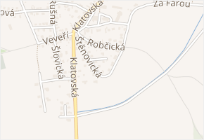 Mezi Vilami v obci Plzeň - mapa ulice