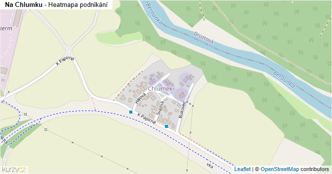 Na Chlumku - mapa podnikání