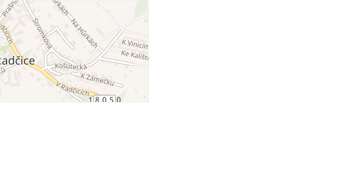 Na Hůrkách v obci Plzeň - mapa ulice