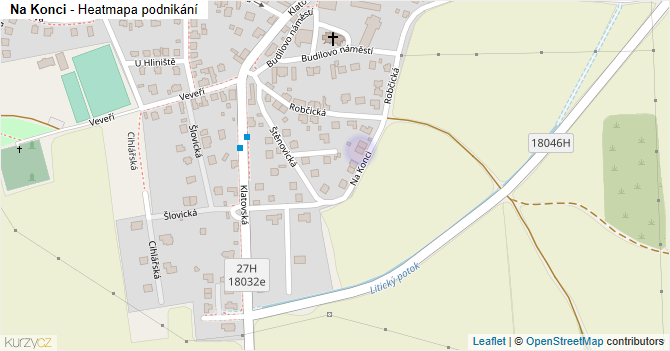 Na Konci - mapa podnikání