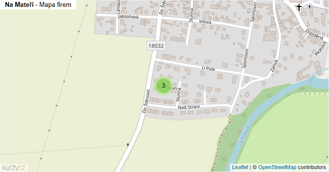 Na Mateři - mapa firem